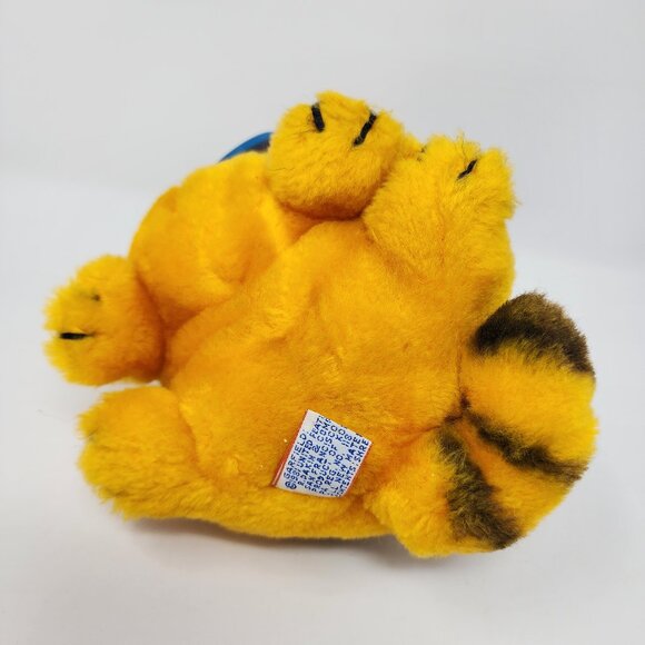 Vtg Tag 1981 Dakin Garfield Mini Plush 6" Stuffed Animal Toy Shredded Clippings - Picture 3 of 11